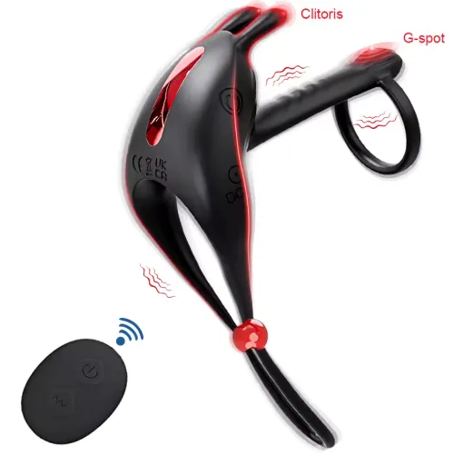 Silicone Vibrating Cock Ring with Remote Control Adjustable Design for Ultimate Pleasure Scandals Male Sex Toys