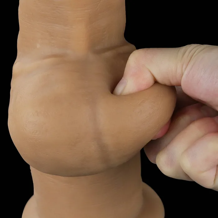 LOVETOY 12 Dual Density Silicone Dildo with Grip Handle G spot Realistic Large Anal Dildo Female Sex Toys