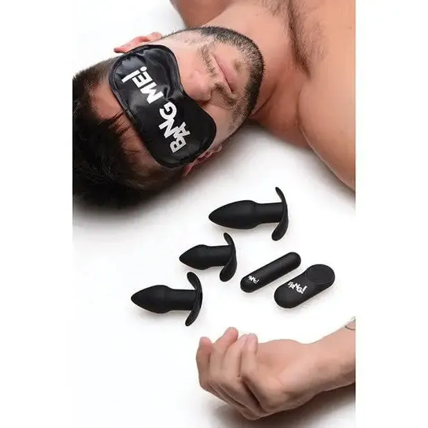 Anal BANG 28X Backdoor Adventure Remote Control 3 Piece Butt Plug Vibe Kit BANG Anal BANG 28X Backdoor Adventure Remote Control 3 Piece Butt Plug Vibe Kit BANG