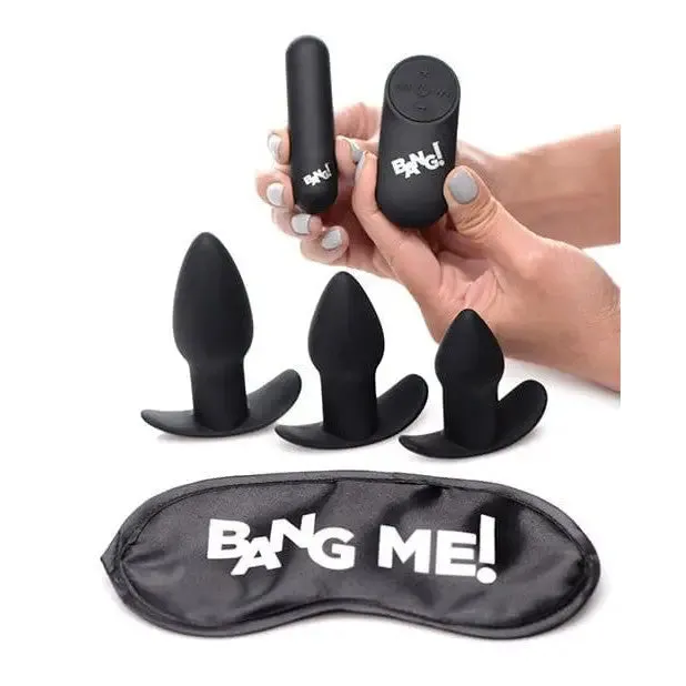 Anal BANG 28X Backdoor Adventure Remote Control 3 Piece Butt Plug Vibe Kit BANG Anal BANG 28X Backdoor Adventure Remote Control 3 Piece Butt Plug Vibe Kit BANG
