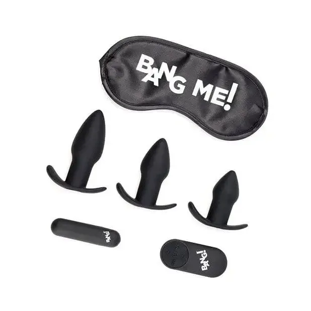 Anal BANG 28X Backdoor Adventure Remote Control 3 Piece Butt Plug Vibe Kit BANG Anal BANG 28X Backdoor Adventure Remote Control 3 Piece Butt Plug Vibe Kit BANG