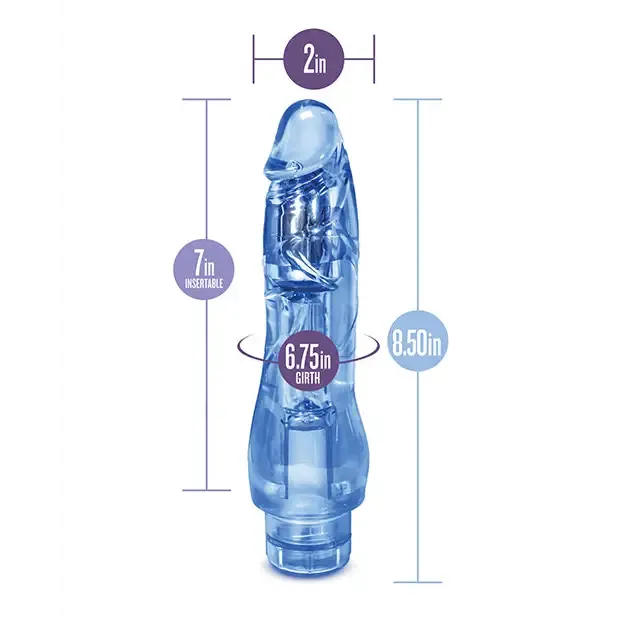 Blush Naturally Yours Fantasy Vibe Realistic 85 in Vibrating Dildo Blue Blush Vibrators Blush Naturally Yours Fantasy Vibe Realistic 85 in Vibrating Dildo Blue Blush Vibrators