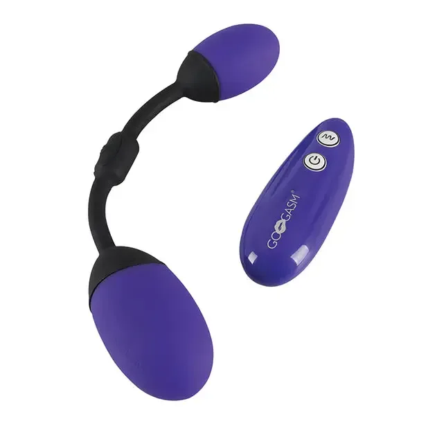Dildos GoGasm Gogasm Vibrating Pussy Ass Balls Purple