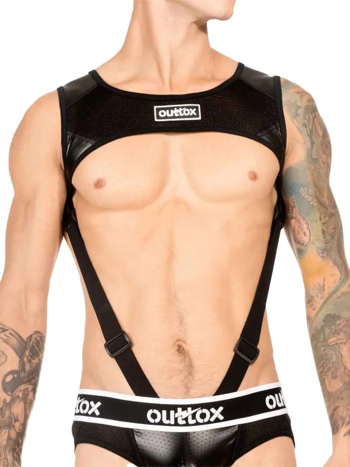 HonourSkintwocom Harness Top with Cock Ring Male Sex Toys