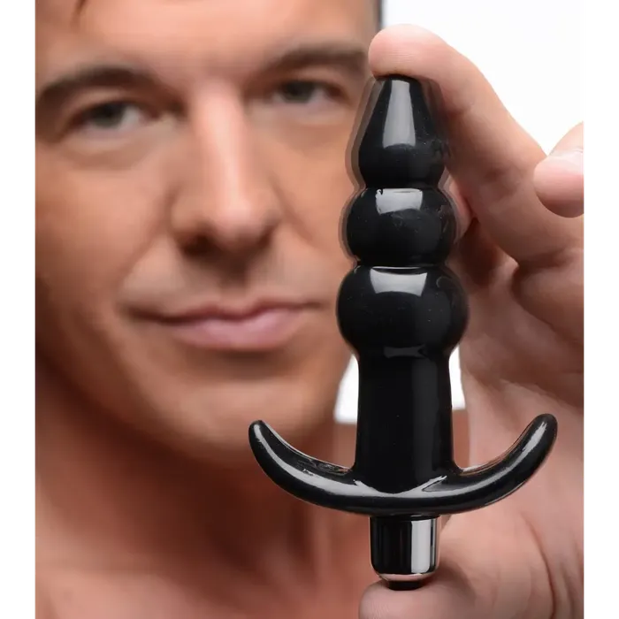 Ribbed Vibrating Butt Plug Frisky Anal