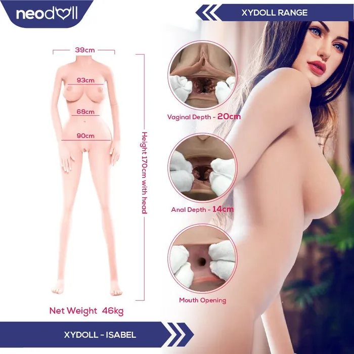 XY Doll Anal XYDoll Isabel Silicone TPE Hybrid Sex Doll 170cm Implanted Black Hair Gel Breast Natural XY Doll Anal XYDoll Isabel Silicone TPE Hybrid Sex Doll 170cm Implanted Black Hair Gel Breast Natural