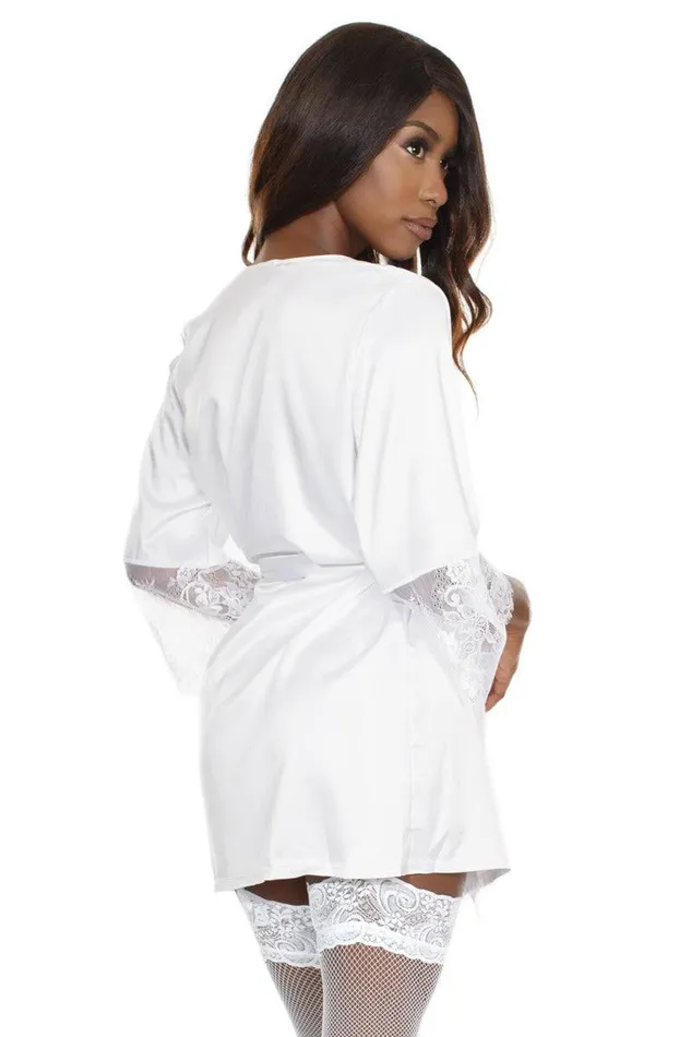 Coquette Vibrators Coquette 7142 Robe White OS