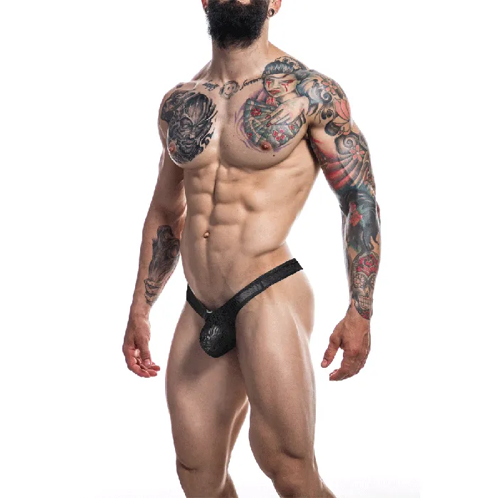 CUT 4 MEN Mens Underwear C4M Pouch Enhancing Mens Thong Provocative Tainted Leopard CUT 4 MEN Mens Underwear C4M Pouch Enhancing Mens Thong Provocative Tainted Leopard