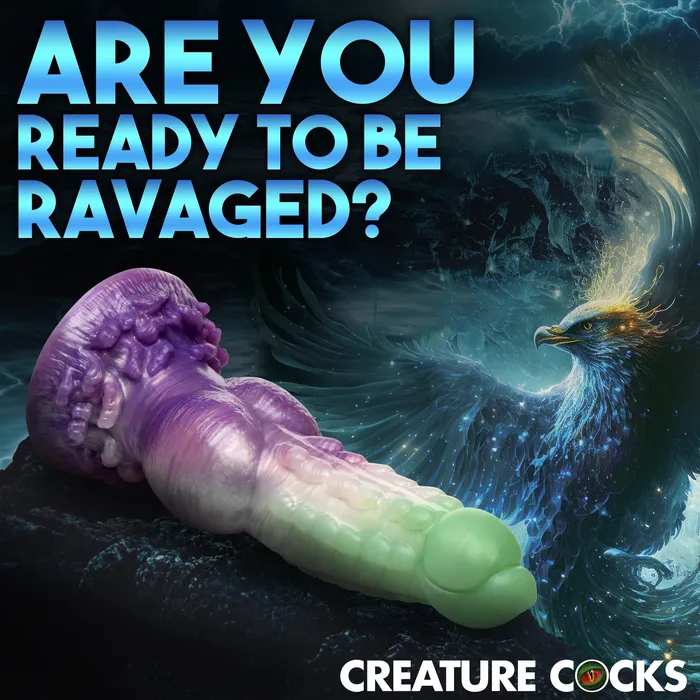 Creature Cocks Dildos Aqua Phoenix Silicone Dildo