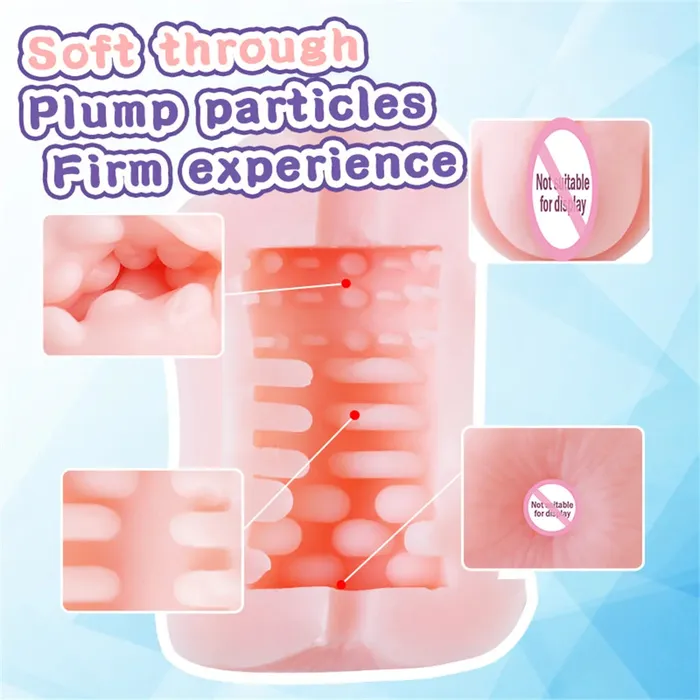 Masturbation Cup Adult Erotic Toys Portable Pocket Pussy Realistic Vagina Penis Massage Blowjob Sex Machines Sex Toy For Men LAZADASEXTOYS Male Sex Toys