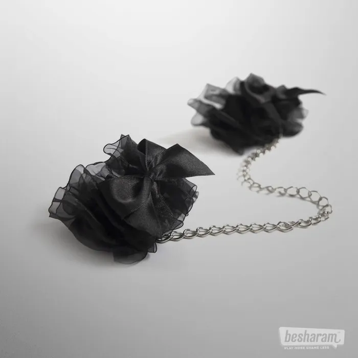 Vibrators Bijoux Indiscrets Bijoux Indiscrets Frou Frou Organza Handcuffs