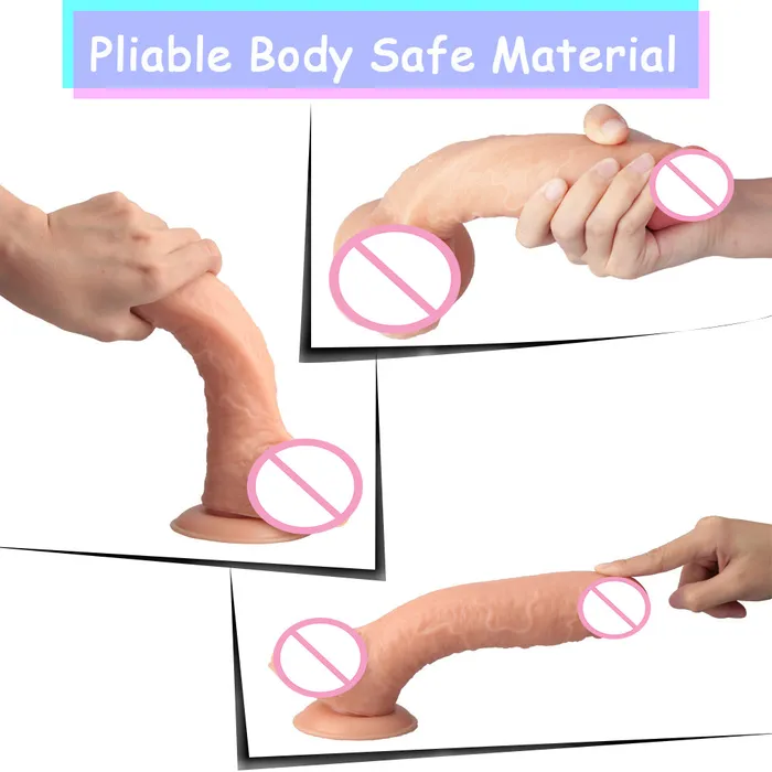 106 Inch Curved Huge Realistic GSpot Dildo Vaginal Anal Play YOSPOSS Anal