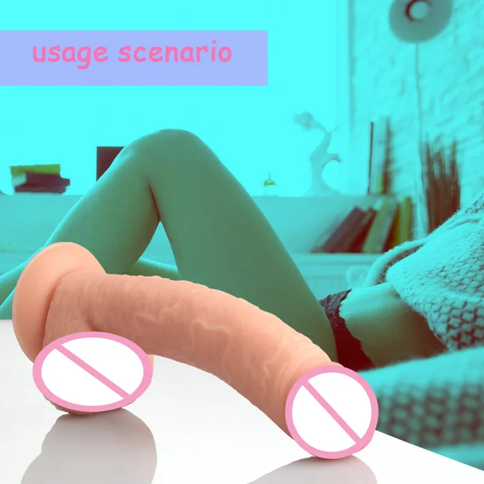106 Inch Curved Huge Realistic GSpot Dildo Vaginal Anal Play YOSPOSS Anal