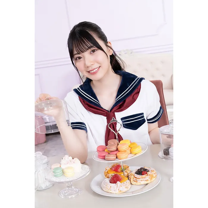 AT Vibrators AandT Fluffy and Cute Sailor Uniform Costume White