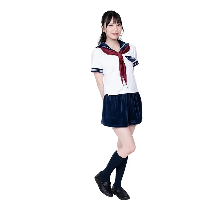AT Vibrators AandT Fluffy and Cute Sailor Uniform Costume White