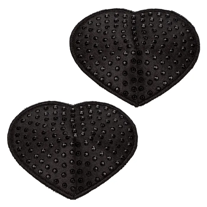 California Exotics Radiance Heart Pasties Nipple Covers Black California Exotics Anal
