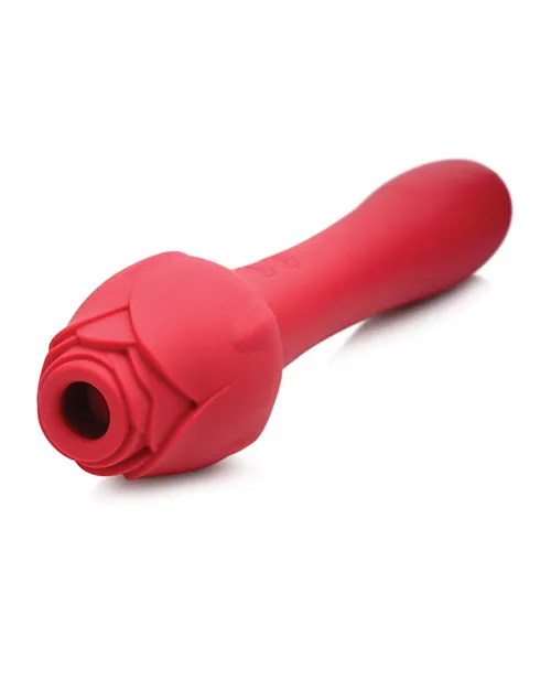NO ETA Inmi Bloomgasm Sweet Heart Rose 5X Suction 10X Vibrator Red Xr LLC Vibrators