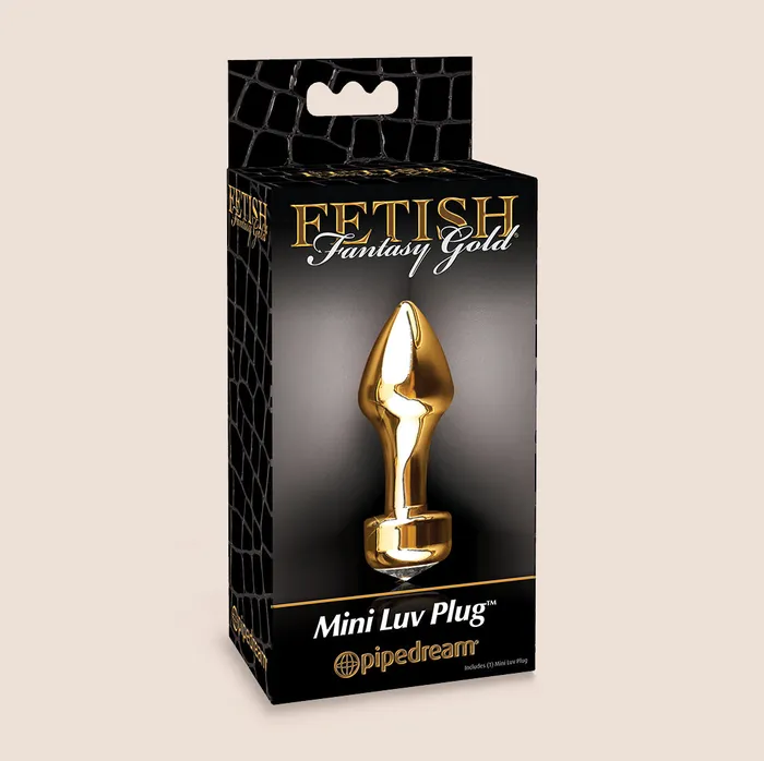 Pipedream Products Anal Fetish Fantasy Gold Mini Luv Plug