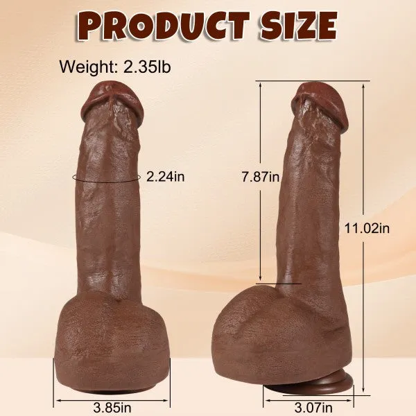 propinkup Steve Realistic BBC Dildo 11 Thick Dildos with Suction Cup Adult Sex Toy US Stock Available Only Female Sex Toys