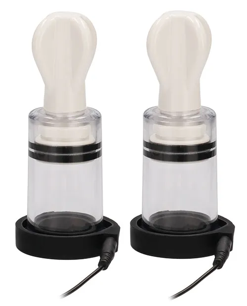 Shots America LLC Dildos Shots Electroshock Nipple Suckers Clear