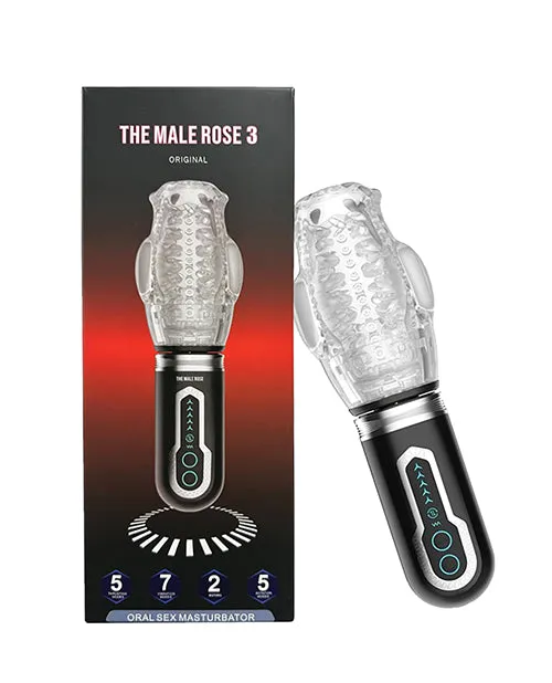 The Male Rose Male Sex Toys The Male Rose 3 Thrusting Rotating Vibrating Oral Sex Masturbator Black The Male Rose Male Sex Toys The Male Rose 3 Thrusting Rotating Vibrating Oral Sex Masturbator Black