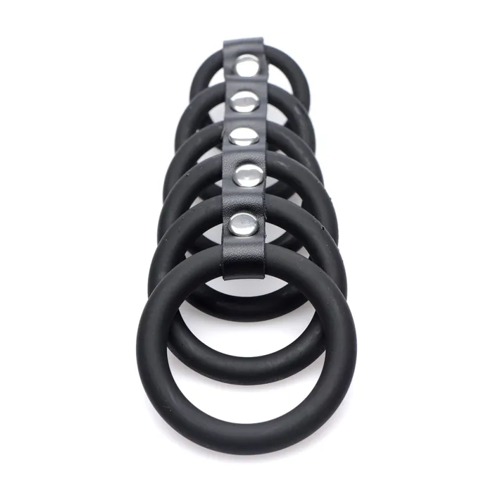 6 Ring Silicone Chastity Device STRICT Male Sex Toys 6 Ring Silicone Chastity Device STRICT Male Sex Toys