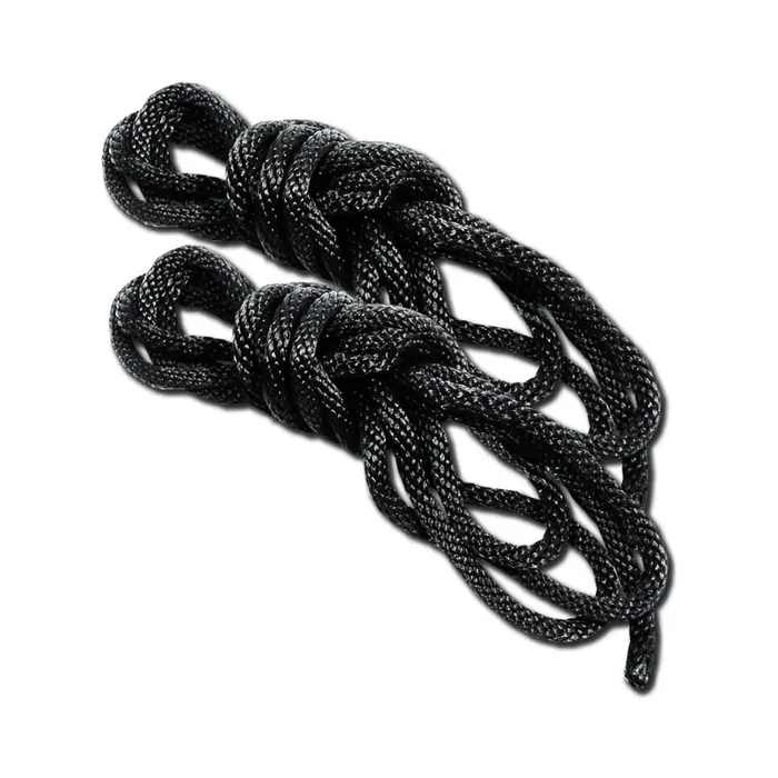 Anal Sportsheets Sm Silky Rope Kit Black