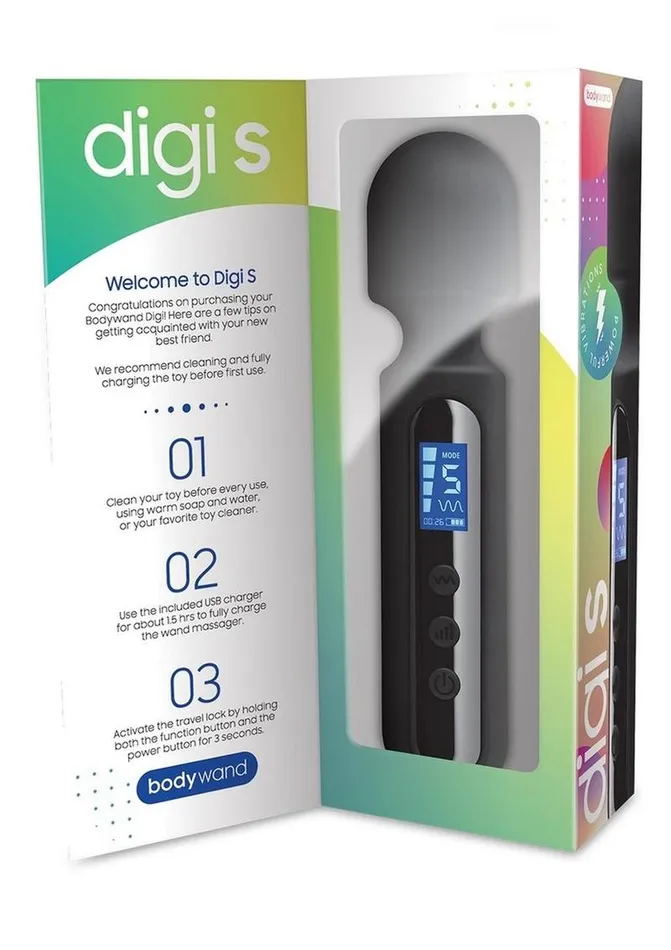 Bodywand Female Sex Toys Bodywand Digi S Rechargeable Silicone Mini Massager