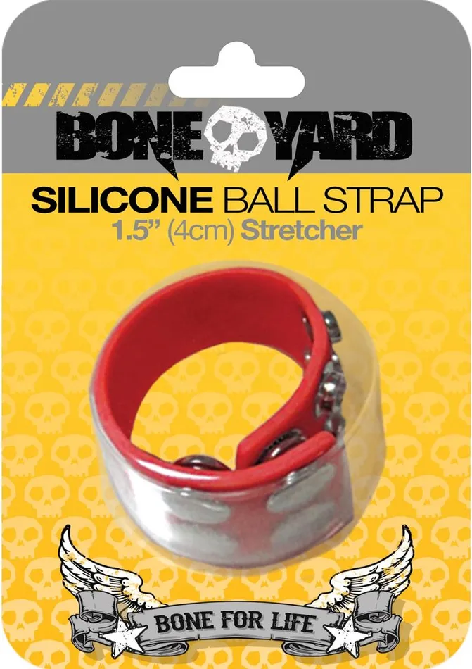 Boneyard Silicone Ball Strap 15in Stretcher Boneyard Male Sex Toys