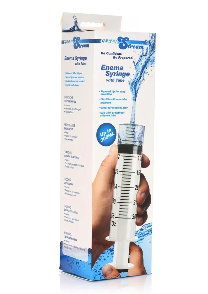 Cleanstream Enema Syringe with Tube Cleanstream Male Sex Toys