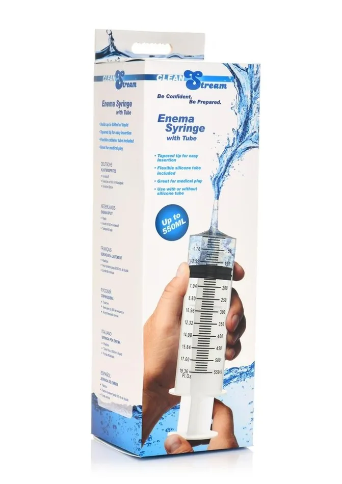 Cleanstream Enema Syringe with Tube Cleanstream Male Sex Toys