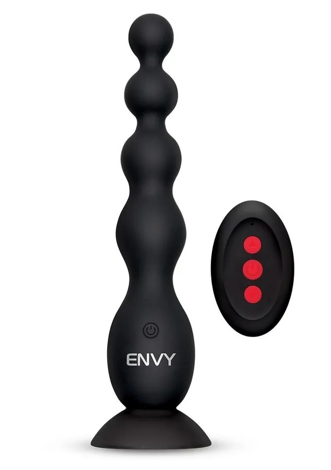 Envy Toys Anal Envy Toys Remote Controlled Flexi Beads Rechargeable Silicone Vibrating Anal Beads with Suction Base Envy Toys Anal Envy Toys Remote Controlled Flexi Beads Rechargeable Silicone Vibrating Anal Beads with Suction Base