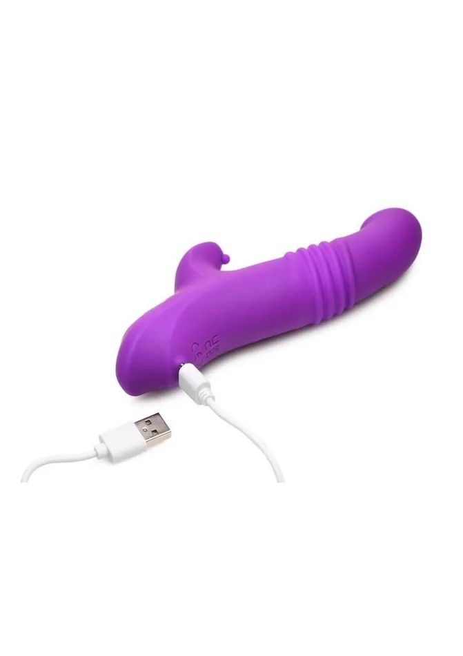 Female Sex Toys Gossip Gossip Blasters 10x Rechargeable Silicone Thrusting Rabbit Vibrator