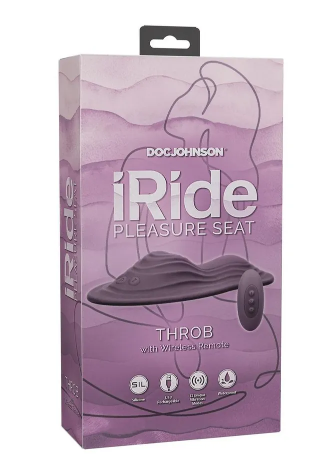 Female Sex Toys iRide Iride Pleasure Seat Throb Rechargeable Silicone with Remote