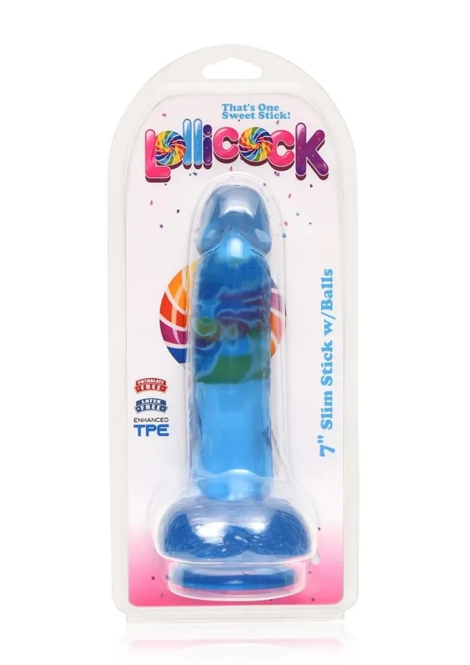 Female Sex Toys Lollicock Lollicock Slim Stick Dildo with Balls
