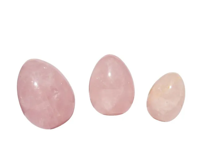 Gemstone Yoni Vibrators Rose Quartz Yoni Eggs