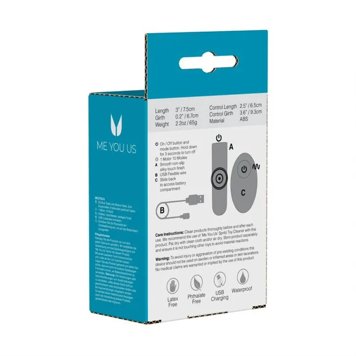Me You Us Bloom USB Rechargeable Bullet Black Me You Us Vibrators