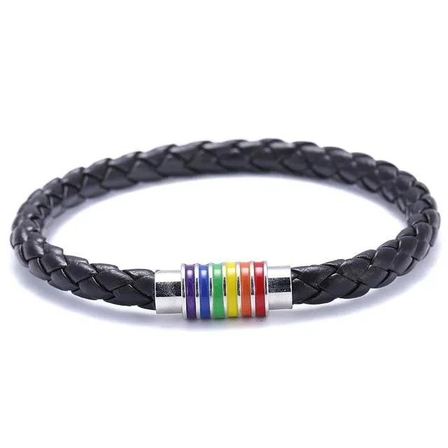 Pride Tumbler Woven Bracelet Stkunkka 1874 Store Vibrators