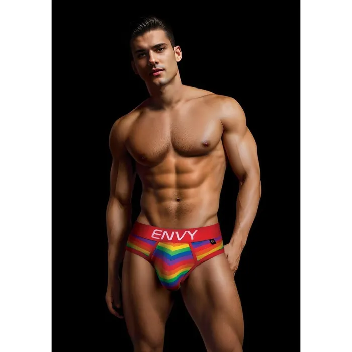 Vibrators Envy Envy Rainbow Pride Brief Red Rainbow
