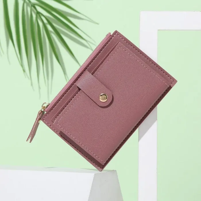 Female Sex Toys cj Womens Ultrathin Coin Purse Zip Card Case Candy Color Bus Student Bank Dollar Handbag