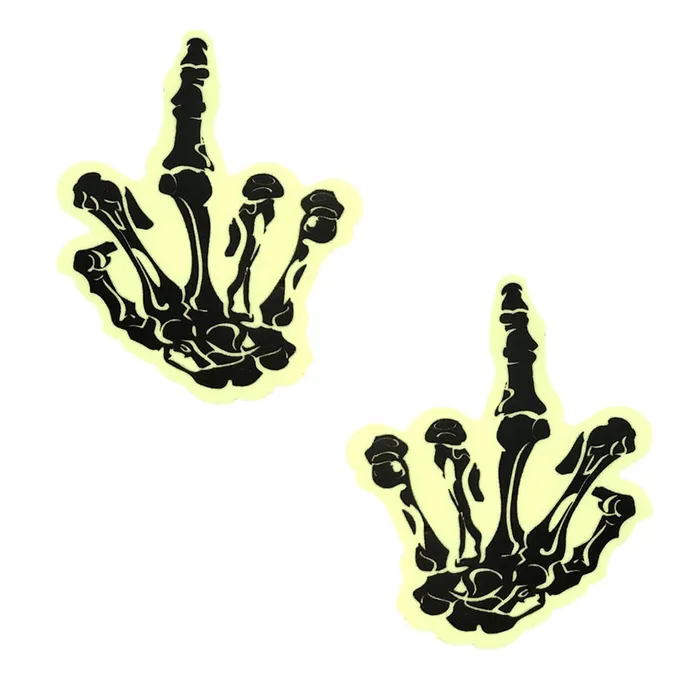 Female Sex Toys Fuck You Glow in the Dark Skeleton Hand Nipple Cover Pasties Neva Nude Female Sex Toys Fuck You Glow in the Dark Skeleton Hand Nipple Cover Pasties Neva Nude