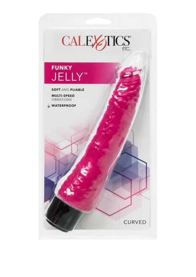Female Sex Toys Playful Dongs Funky Jelly Curved Vibrator