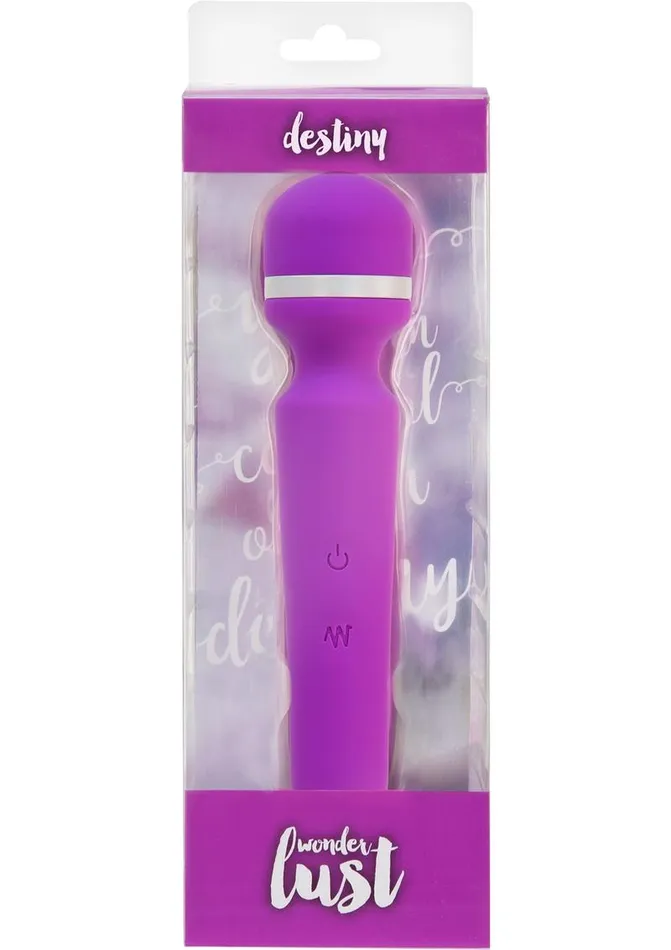 Female Sex Toys Wonderlust Wonderlust Destiny Silicone Rechargeable Wand Massager
