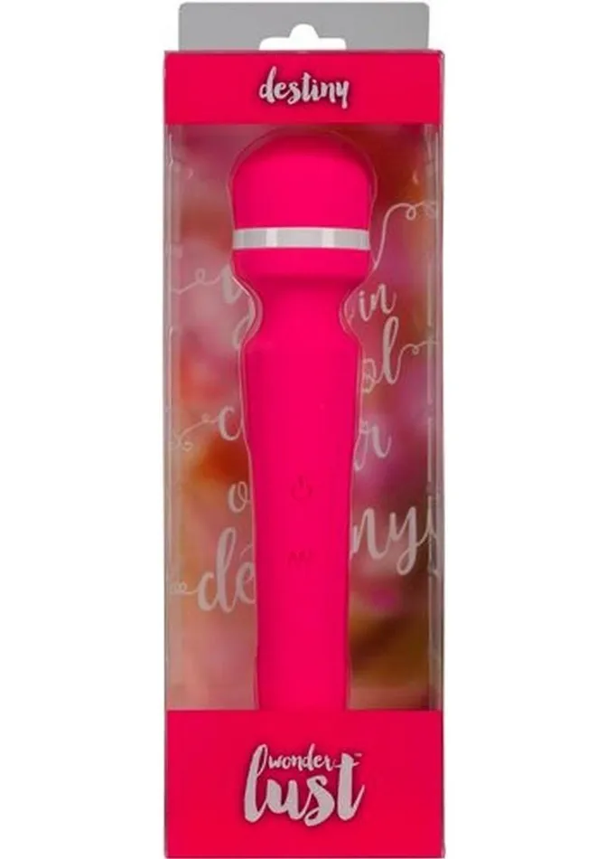 Female Sex Toys Wonderlust Wonderlust Destiny Silicone Rechargeable Wand Massager