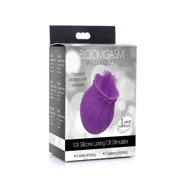 Inmi Vibrators Bloomgasm Wild Violet 10X Licking