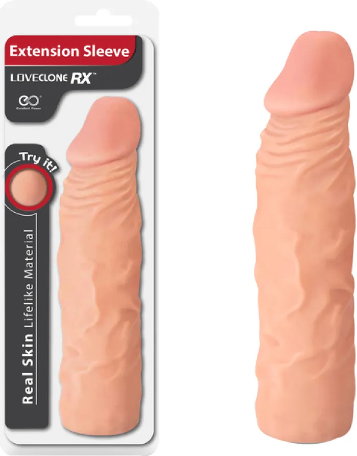 Male Sex Toys Excellent Power 8 Extension Sleeve Flesh
