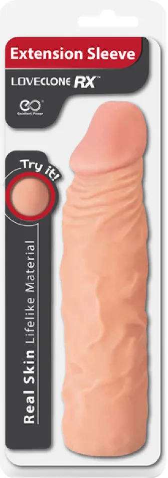 Male Sex Toys Excellent Power 8 Extension Sleeve Flesh