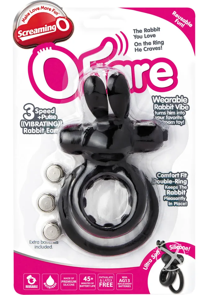 Male Sex Toys Screaming O Ohare Silicone Vibrating Rabbit Cock Ring Waterproof Male Sex Toys Screaming O Ohare Silicone Vibrating Rabbit Cock Ring Waterproof
