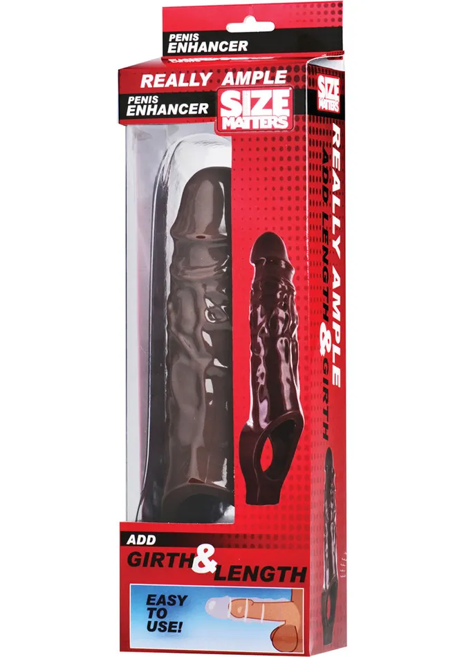 Male Sex Toys Size Matters Size Matters Really Ample Penis Enhancer Sheath