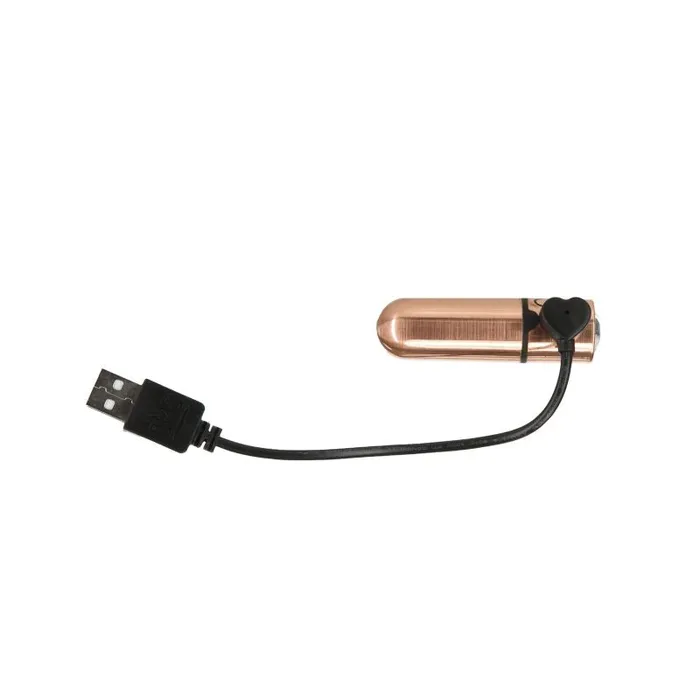 PowerBullet Female Sex Toys Power Bullet First Class Rechargeable Bulllet w Crystal Rose Gold